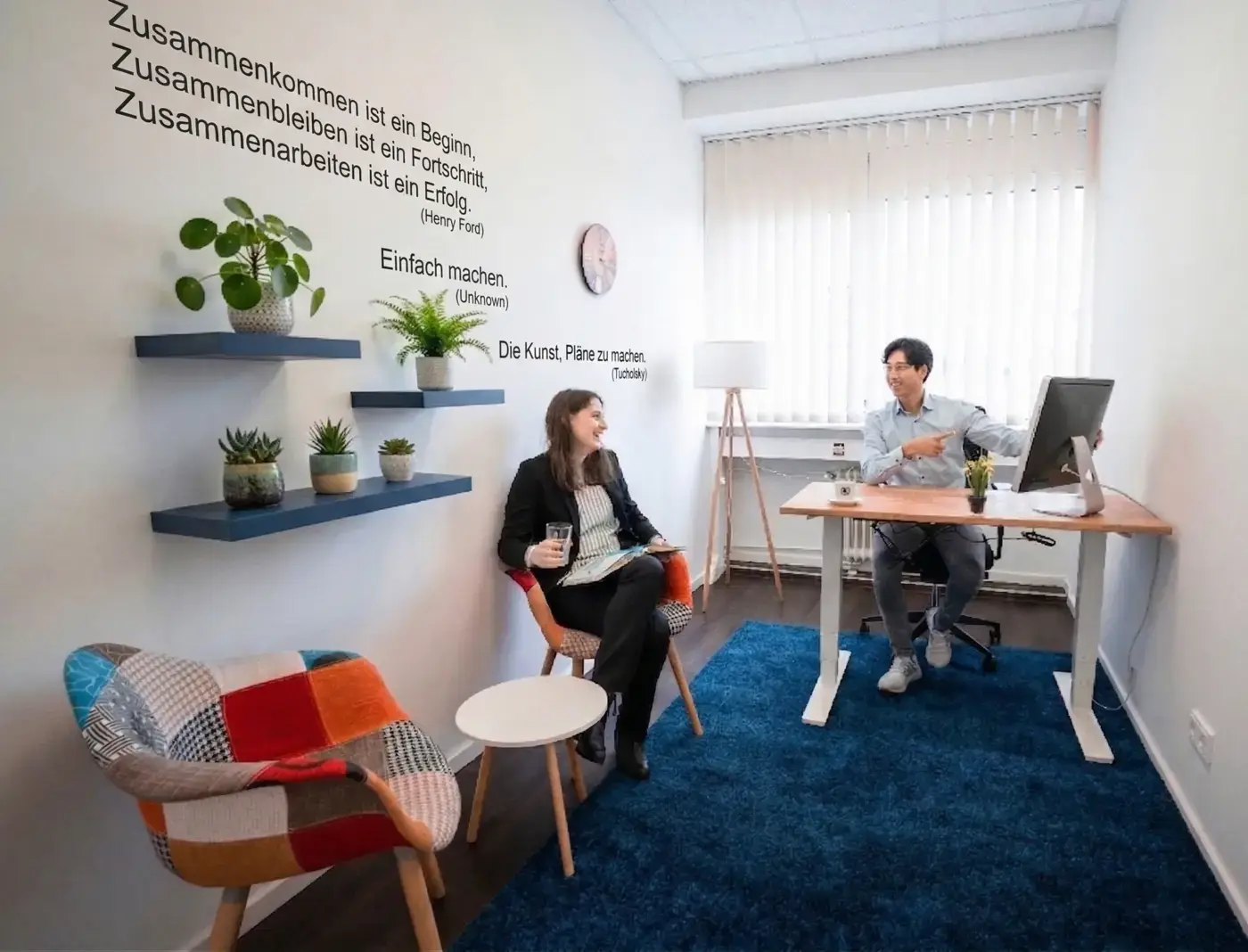 Büro für bis zu 2 Personen, Ostend