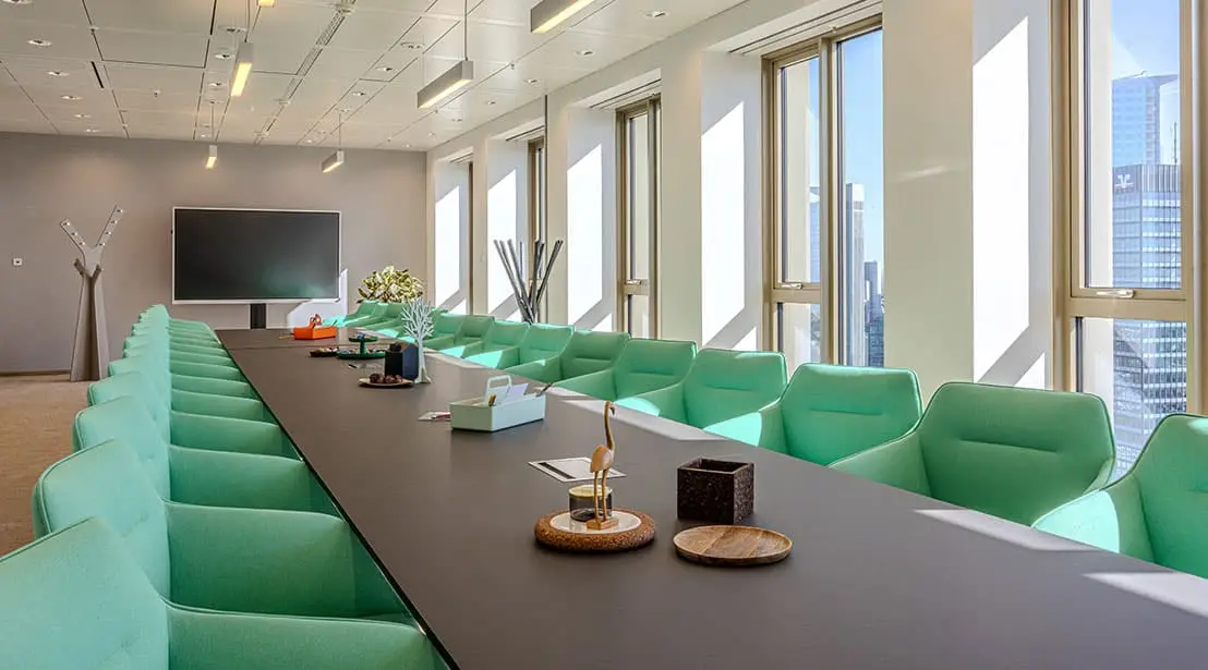 Konferenzraum „Europaviertel“ im Tower 185, Frankfurt