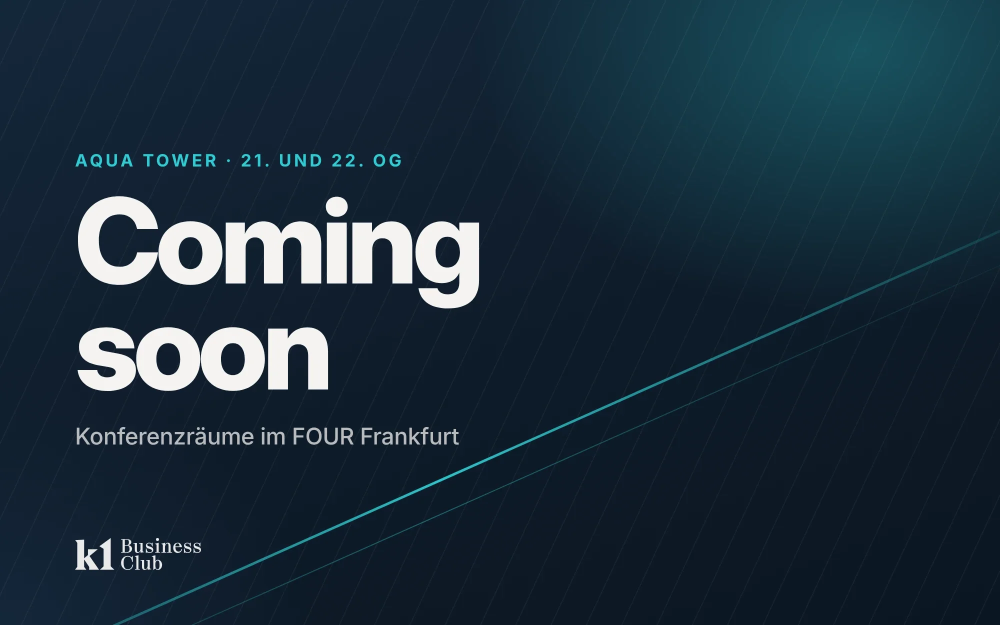 Coming soon: Konferenzräume im Aqua Tower, 21. und 22. OG