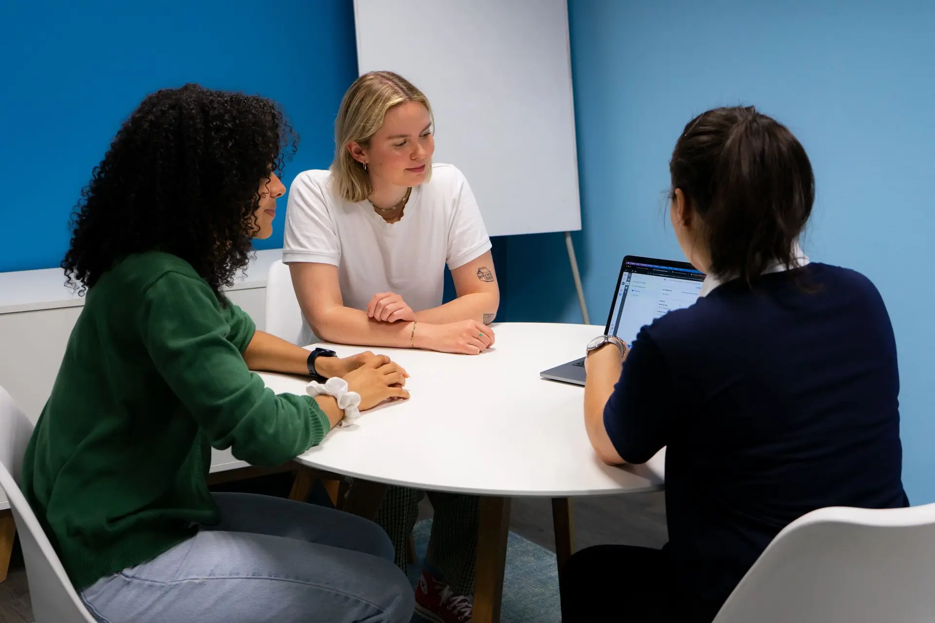 Besprechung im Coachingraum Untermain an der Hauptwache